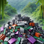 Electronic Waste Dumped In our environment